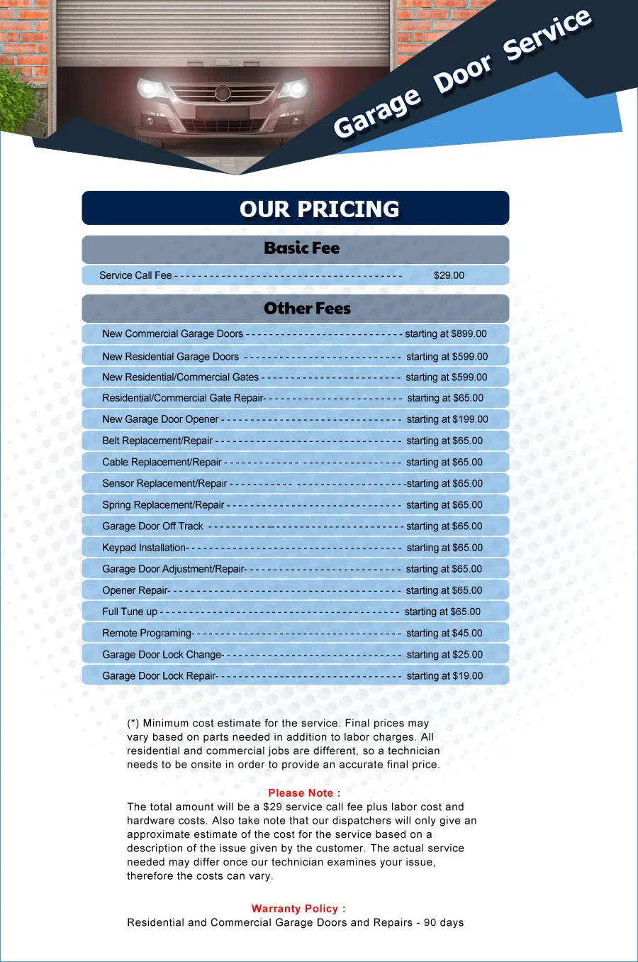 Eagle Garage Door Service Long Beach, CA 562-478-6584